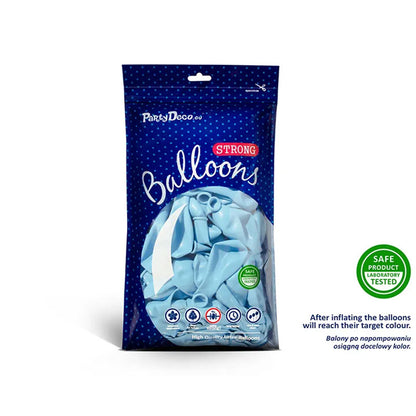 100 Luftballons - Ø 27cm - Pastell Light Blue