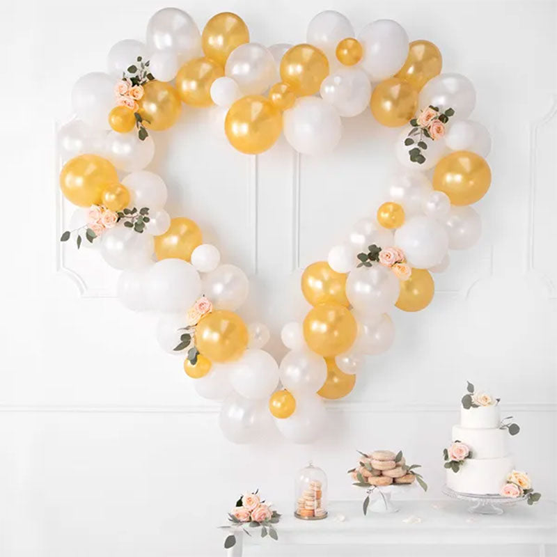 10 Luftballons - Ø 27cm - Pastell Pure White