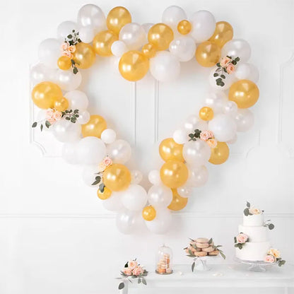 10 Luftballons - Ø 27cm - Pastell Pure White