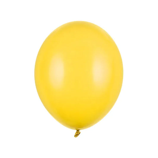 50 Luftballons - Ø 27cm - Pastell Honey Yellow