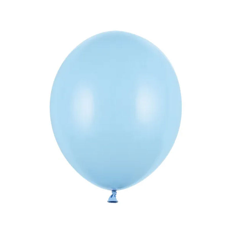 100 Luftballons - Ø 27cm - Pastell Baby Blue