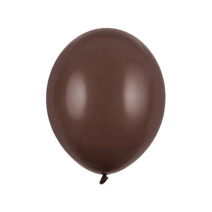 50 Luftballons - Ø 27cm - Pastell Cocoa Brown