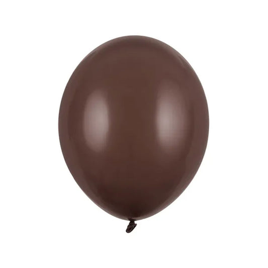 100 Luftballons - Ø 27cm - Pastell Cocoa Brown