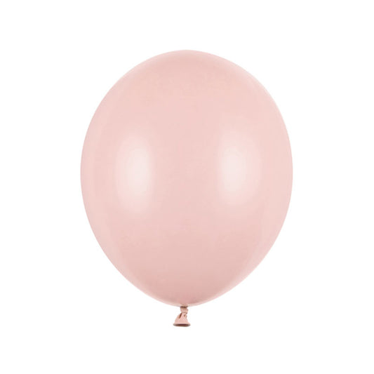 100 Luftballons - Ø 27cm - Pastell staubrosa