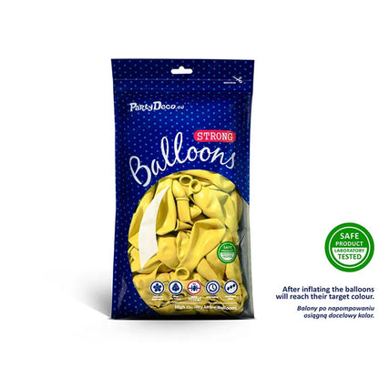 100 Luftballons - Ø 27cm - Pastell Lemon Zest