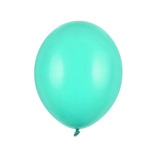 100 Luftballons - Ø 27cm - Pastell Mint Green