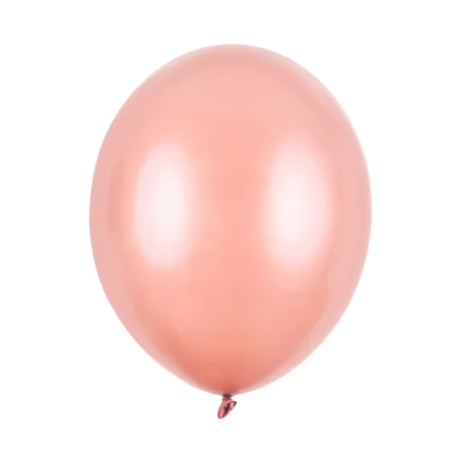 100 Luftballons - Ø 30cm - Metallic - RoseGold