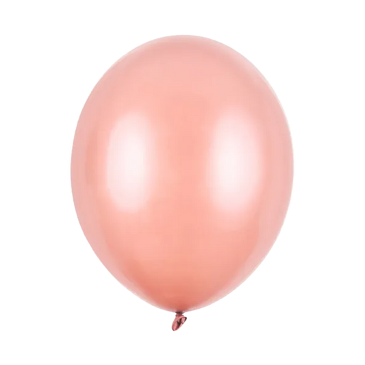 100 Luftballons - Ø 30cm - Metallic - RoseGold