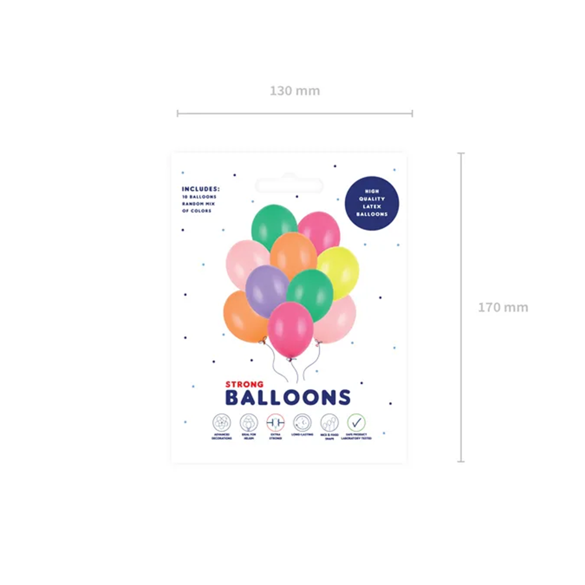 10 Luftballons - Ø 30cm - Bunt