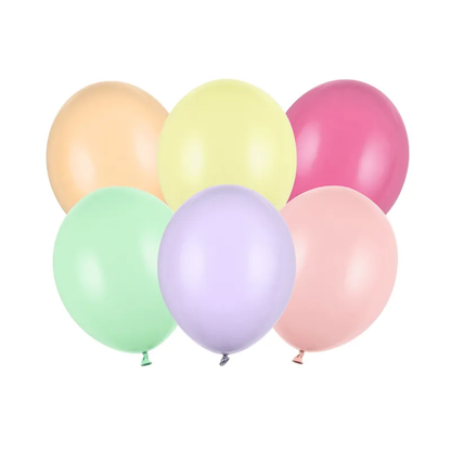 100 Luftballons - Ø 30cm - Pastell - Bunt