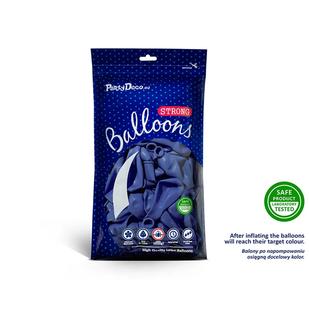 50 Luftballons - Ø 30cm - Pastel Ultramarine
