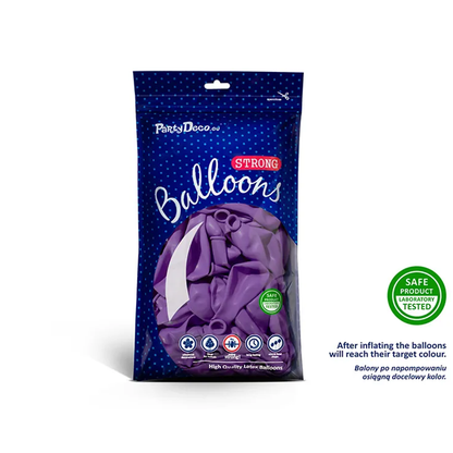 100 Luftballons - Ø 30cm - Pastel Lavender Blue