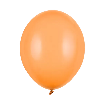 100 Luftballon - Ø 30cm - Pastell - Orange