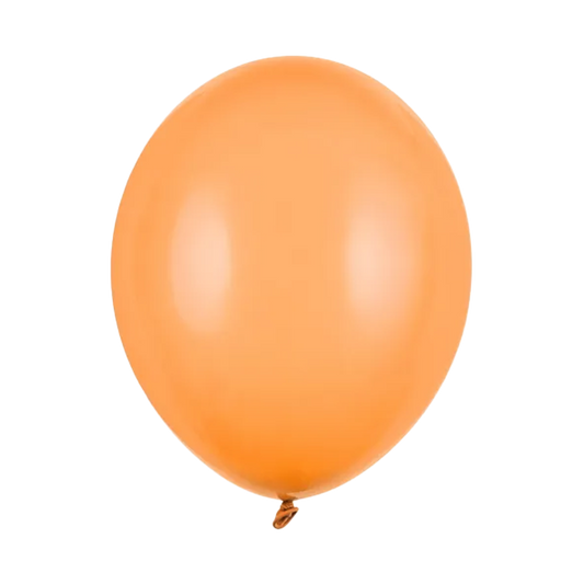 100 Luftballon - Ø 30cm - Pastell - Orange