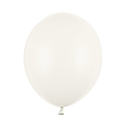 100 Luftballons - Ø 30cm - Pastel AltWeiß