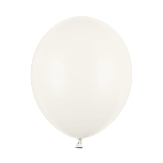 100 Luftballons - Ø 30cm - Pastel AltWeiß