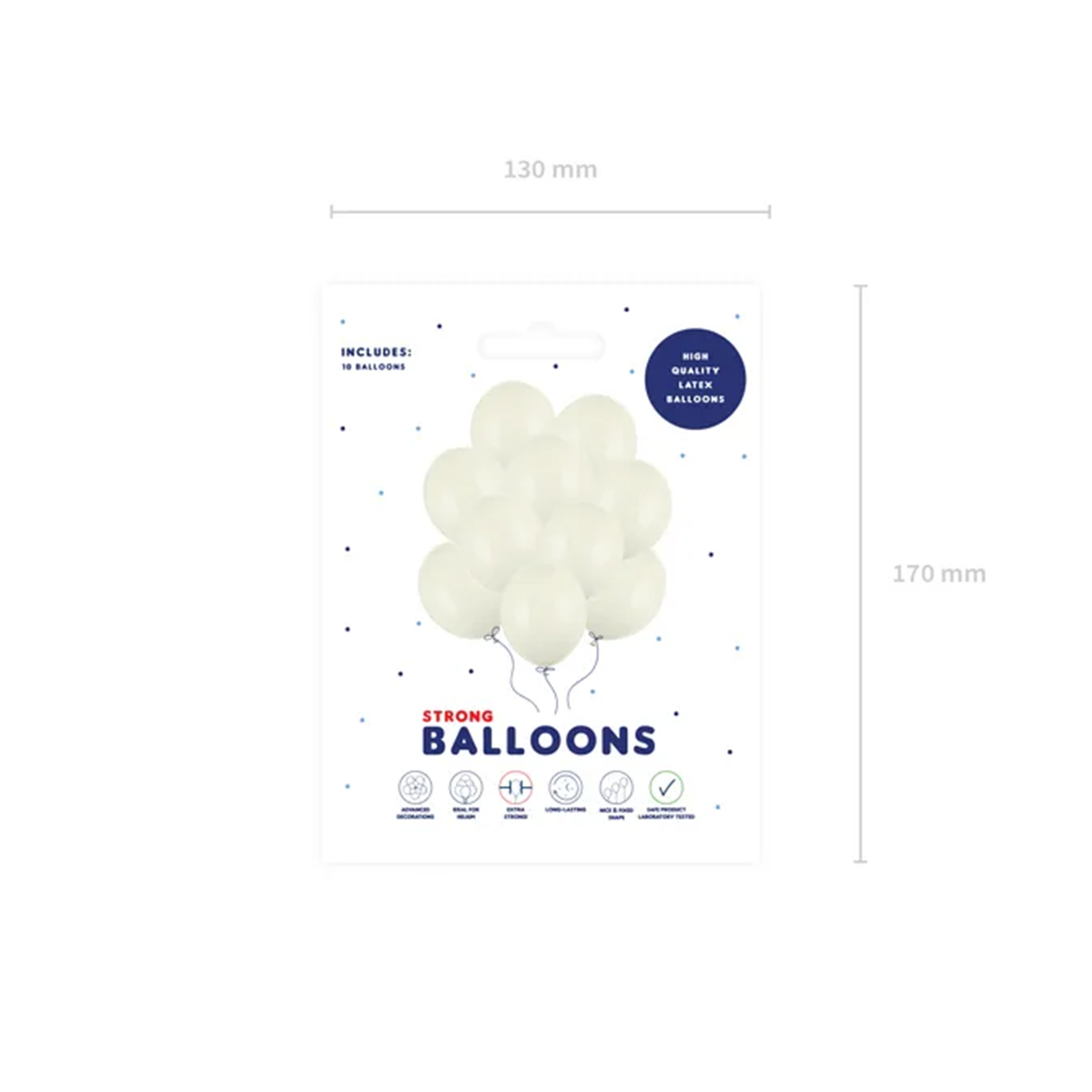 10 Luftballons - Ø 30cm - Pastel Light Cream