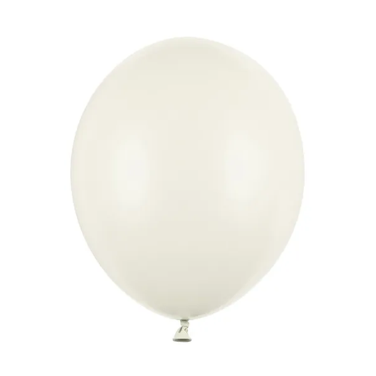 100 Luftballons - Ø 30cm - Pastel Light Cream