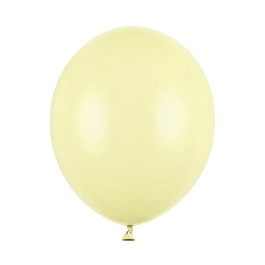 10 Luftballons - Ø 30cm - Pastell - Gelb