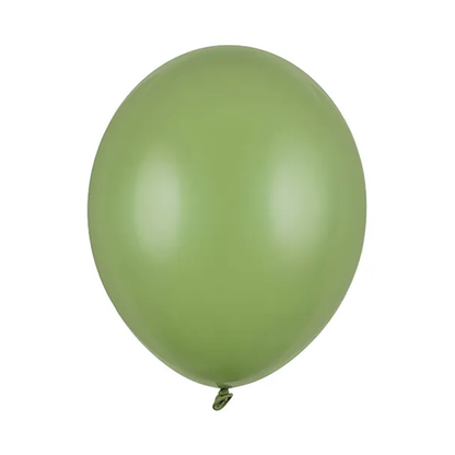 50 Luftballons - Ø 30cm - Pastel Rosemary Green