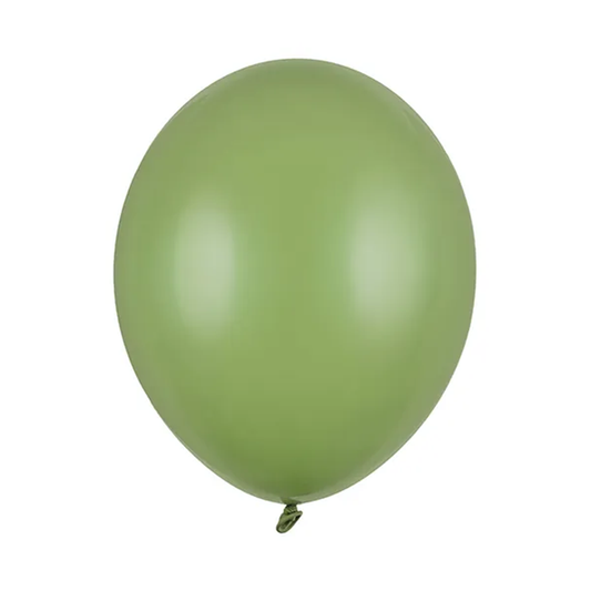 50 Luftballons - Ø 30cm - Pastel Rosemary Green