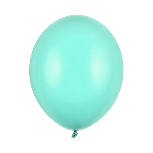 10 Luftballons - Ø 30cm - Pastell - Mint