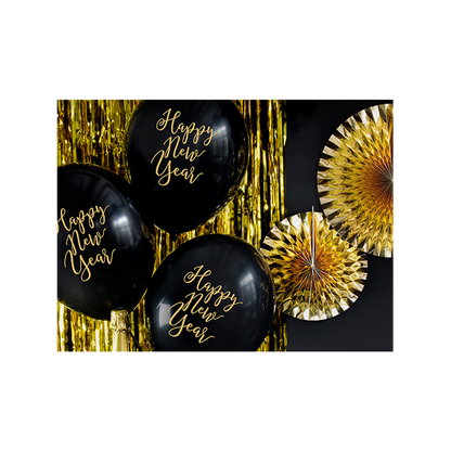 6 Motivballons - Ø 30cm - Happy New Year