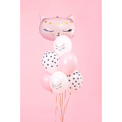 6 Motivballons - Ø 30cm - SET - Cat & Kitty