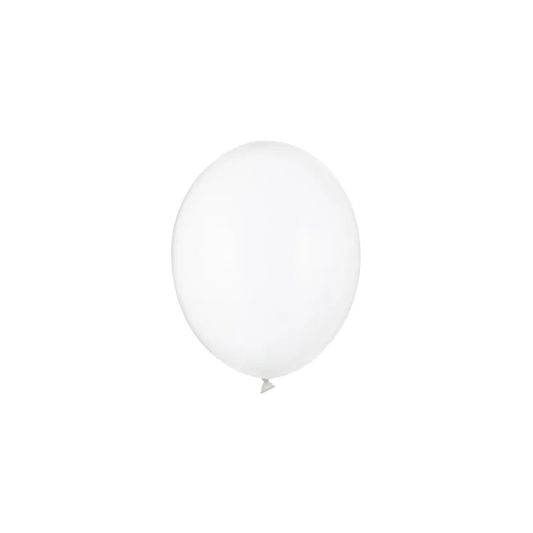 100 Miniballons - Ø 12cm - Transparent