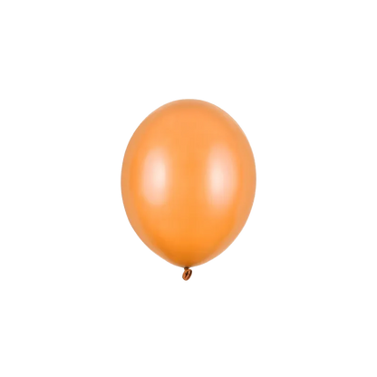 100 Miniballons - Ø 12cm - Metallic - Orange