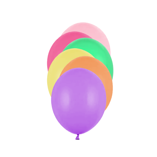 100 Miniballons - Ø 12cm - Bunt