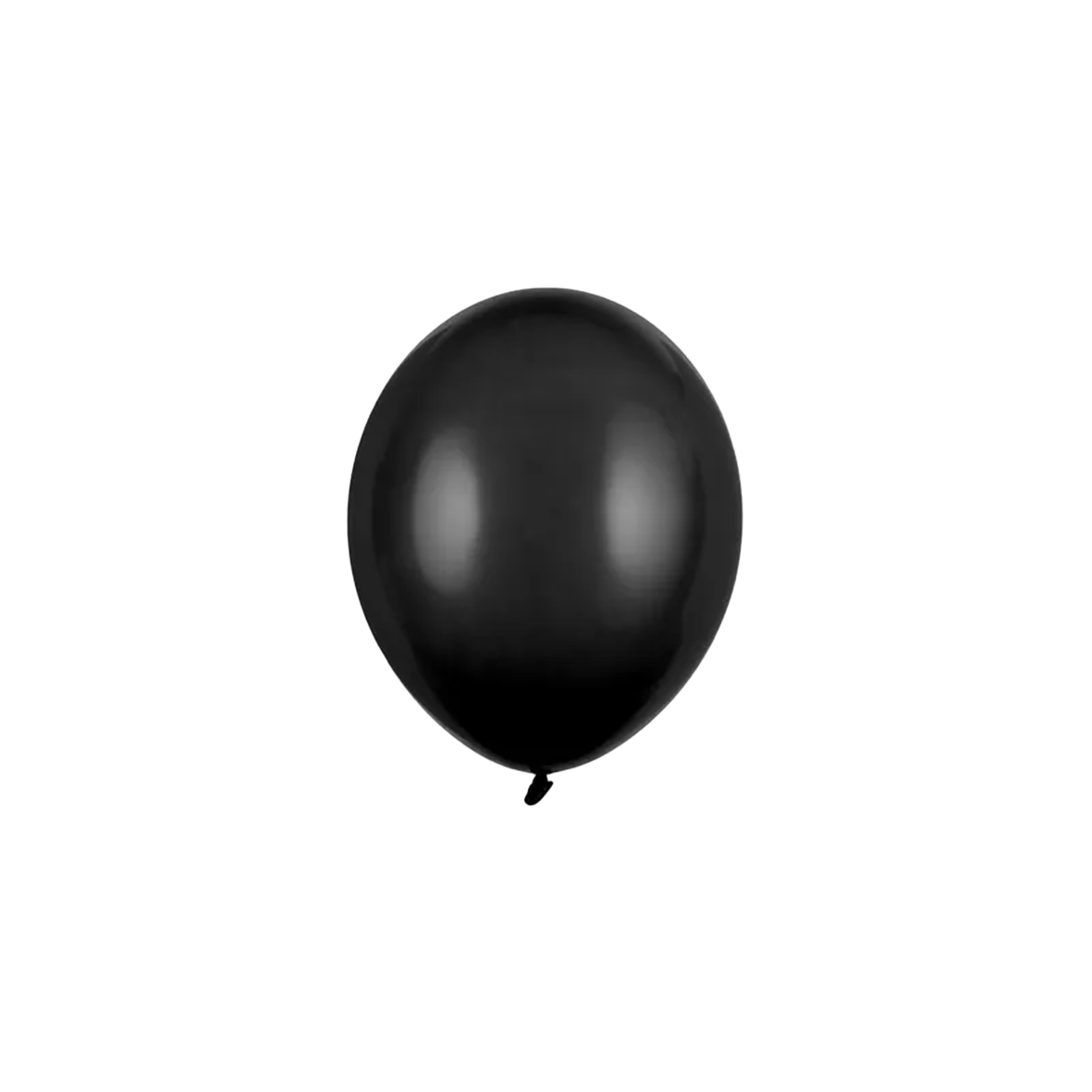 100 Miniballons - Ø 12cm - Schwarz