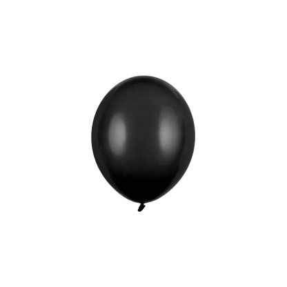 100 Miniballons - Ø 12cm - Schwarz