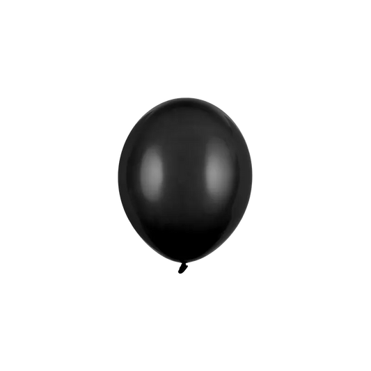 100 Miniballons - Ø 12cm - Schwarz