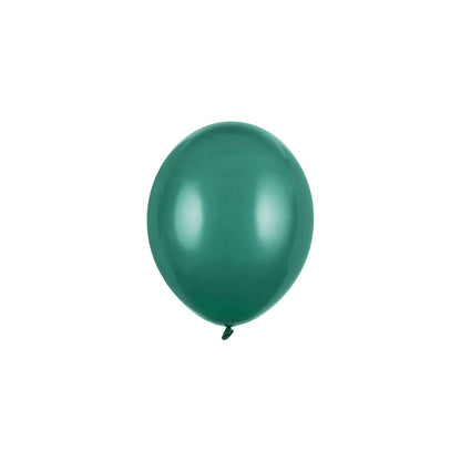 100 Miniballons - Ø 12cm - Pastel Bottle Green