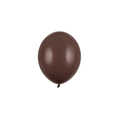 100 Miniballons - Ø 12cm - Braun