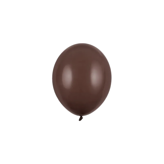 100 Miniballons - Ø 12cm - Braun