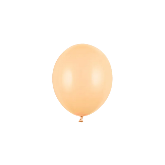 100 Miniballons - Ø 12cm - Pastell - Pfirsich