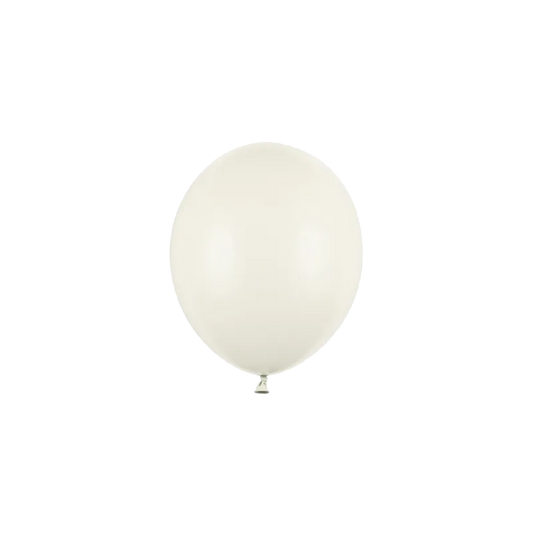 100 Miniballons - Ø 12cm - Creme