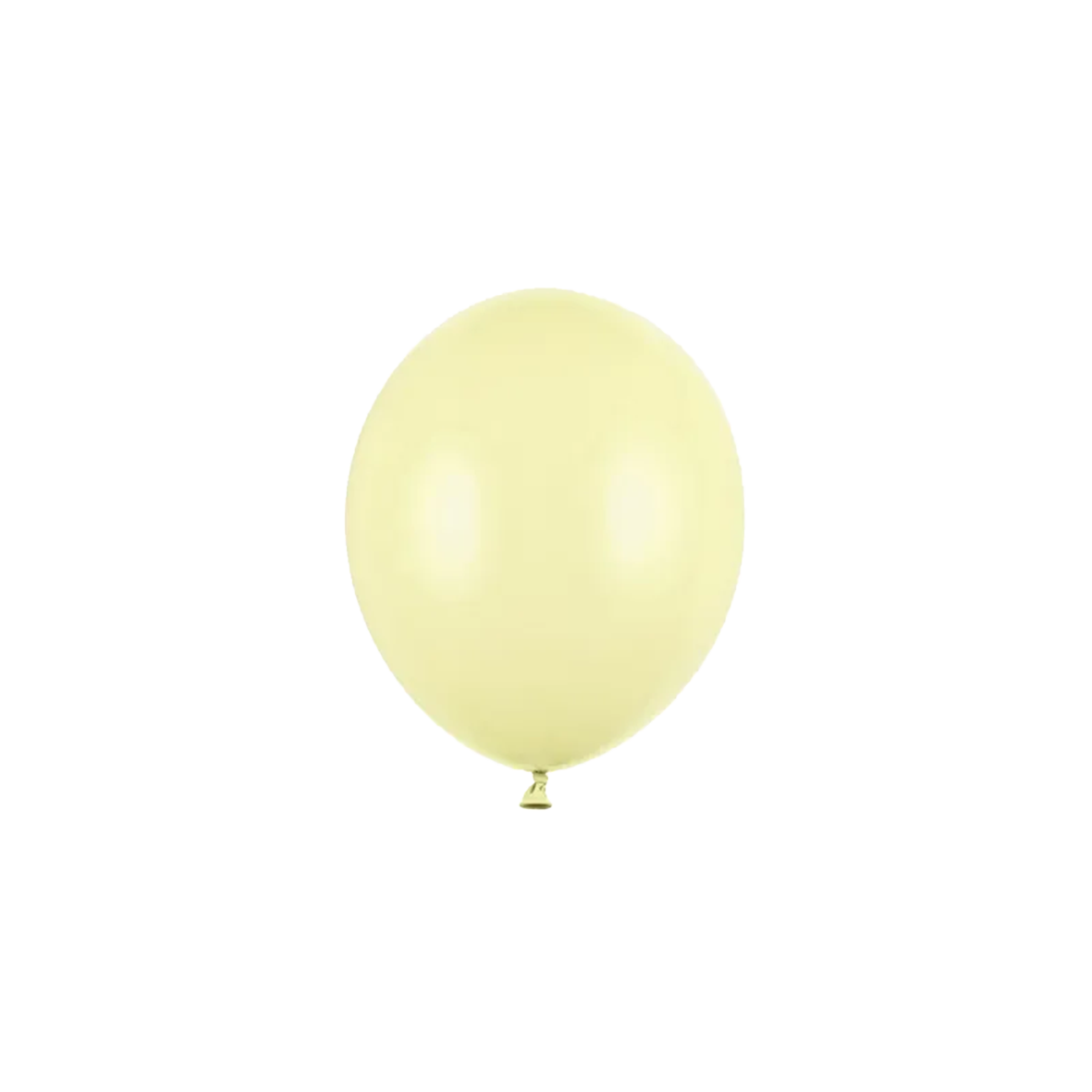 100 Miniballons - Ø 12cm - Pastell - Gelb