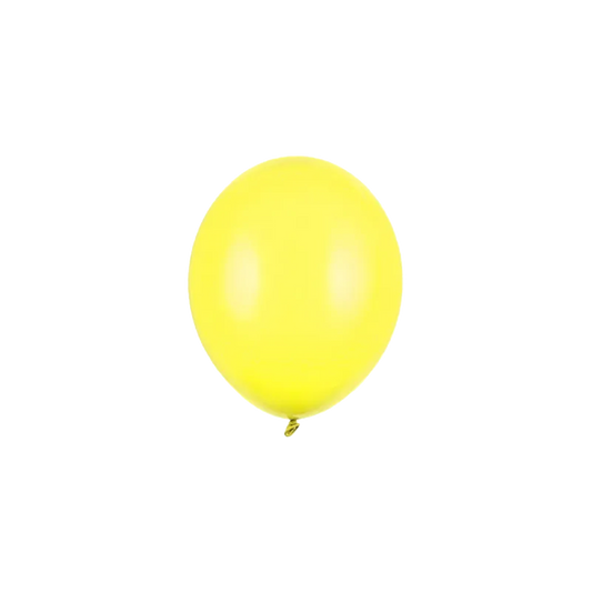 100 Miniballons - Ø 12cm - Gelb