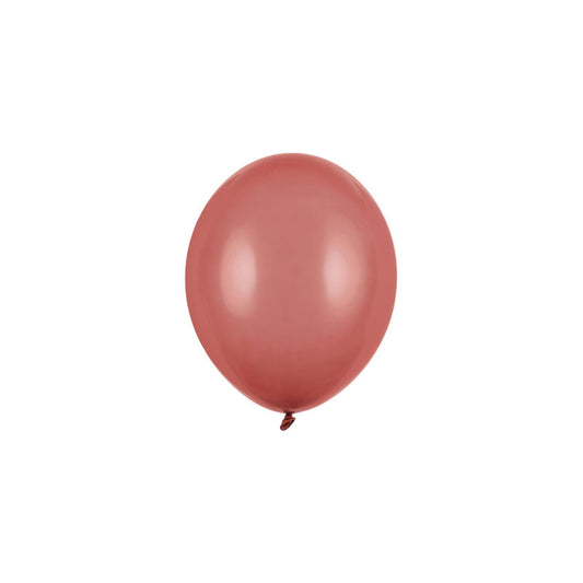 100 Miniballons - Ø 12 cm - Pastell Burgundy