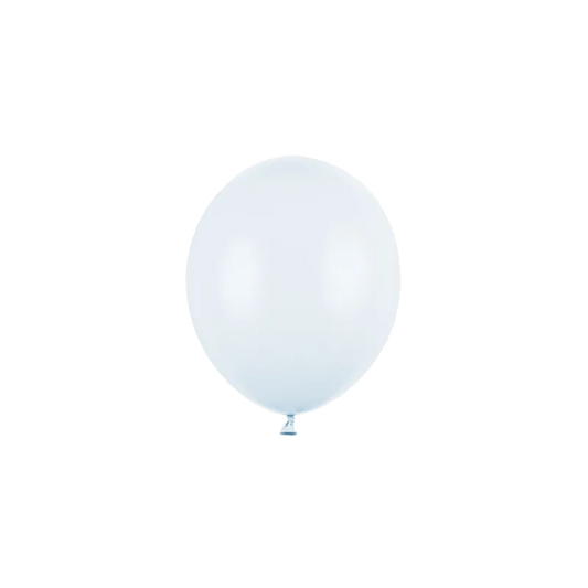 100 Miniballons - Ø 12cm - Pastel Light Misty Blue