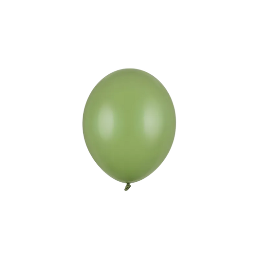 100 Miniballons - Ø 12cm - Pastel Rosemary Green