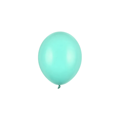 100 Miniballons - Ø 12cm - Pastell - Mint