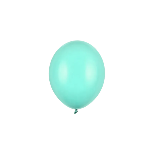 100 Miniballons - Ø 12cm - Pastell - Mint