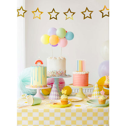 1 Kuchenkerze - Rainbow