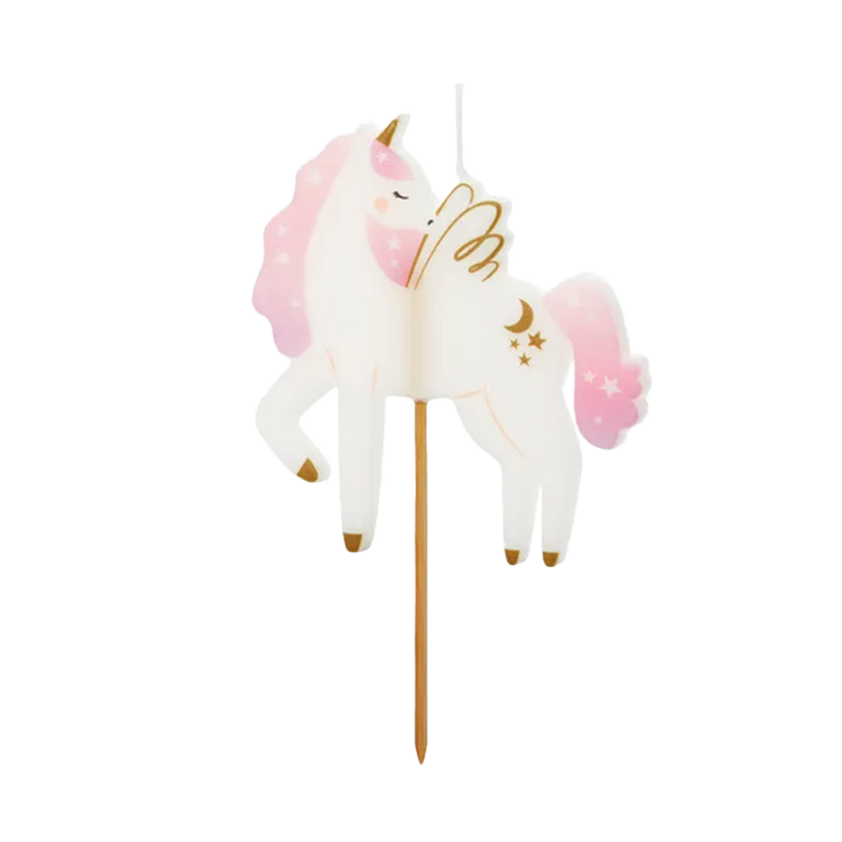 1 Kuchenkerze - Unicorn