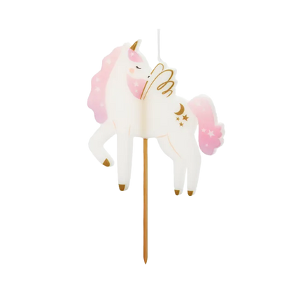 1 Kuchenkerze - Unicorn