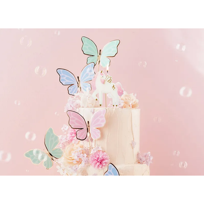 1 Kuchenkerze - Unicorn